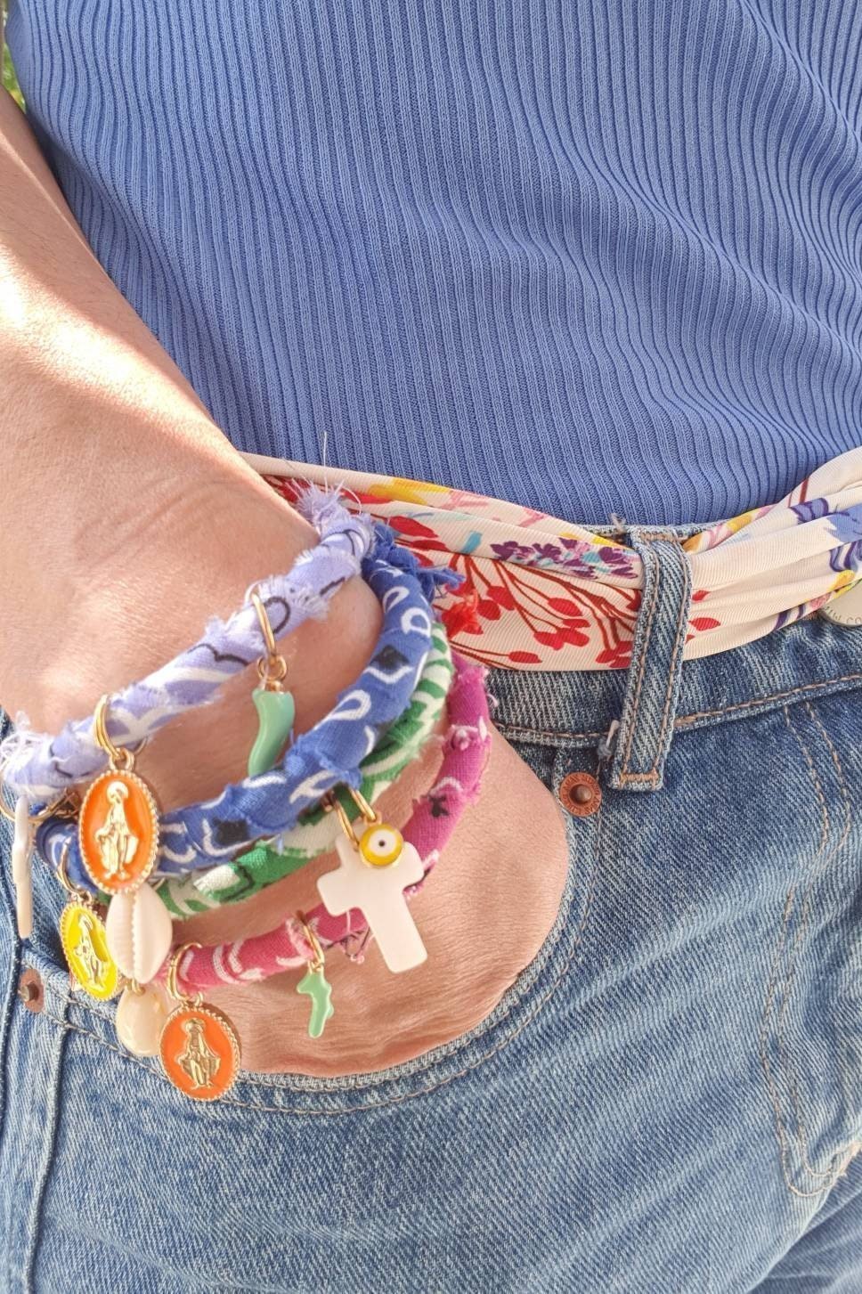 Bracelet Bandana "Ibiza" - AlbertineAndTheSun