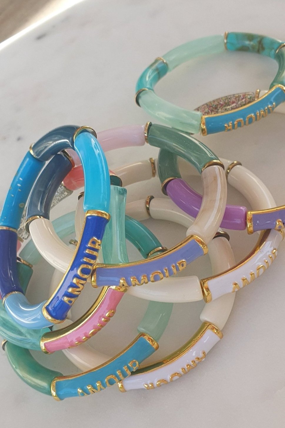 Bracelet "Talisman Amour" - Bleu - AlbertineAndTheSun