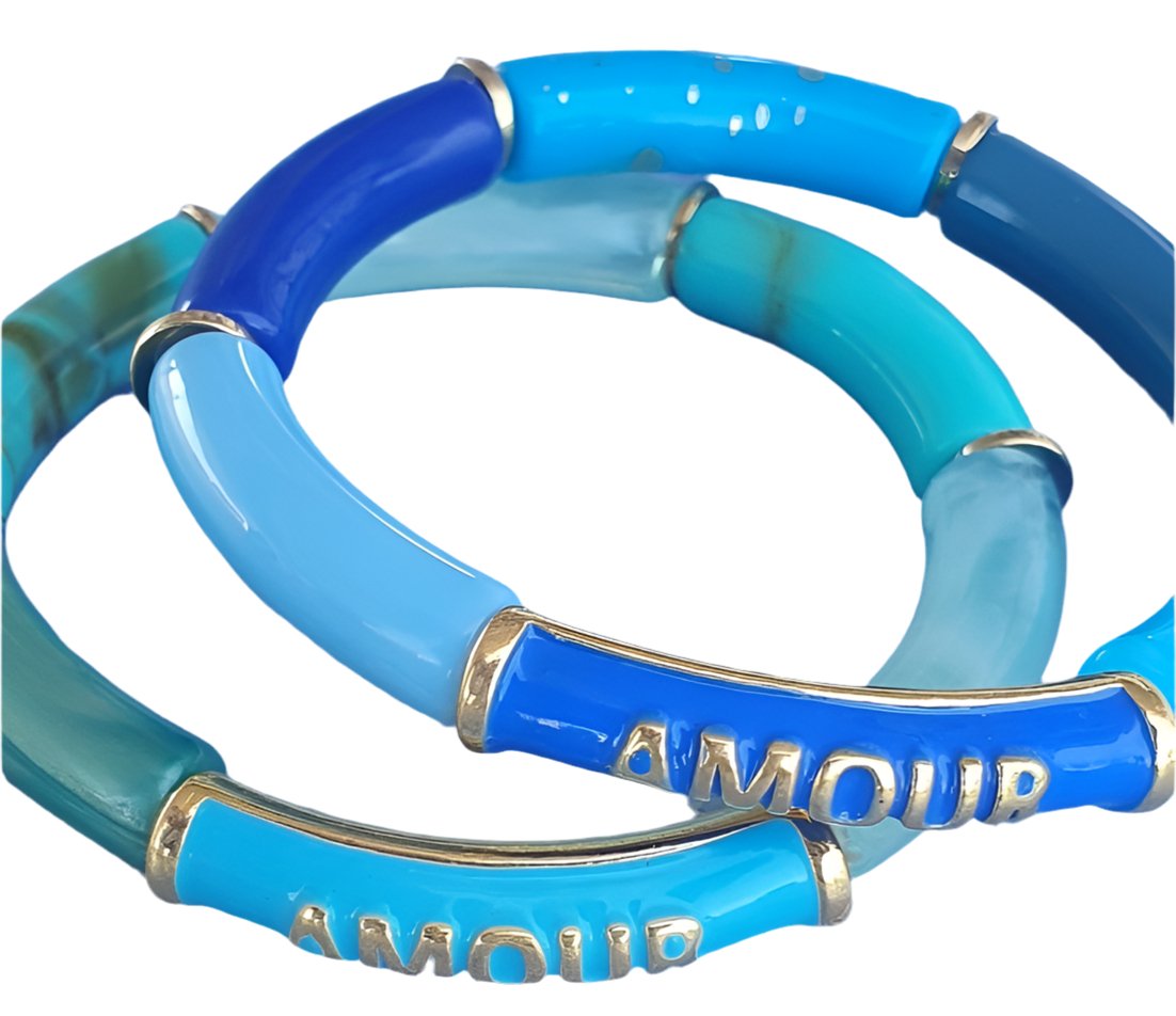 Bracelet "Talisman Amour" - Bleu - AlbertineAndTheSun