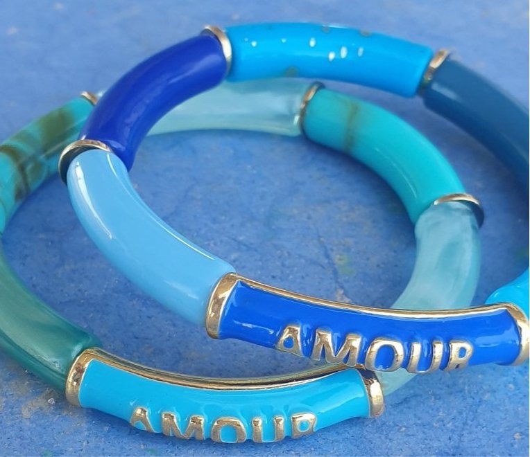 Bracelet "Talisman Amour" - Bleu - AlbertineAndTheSun