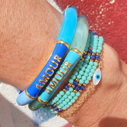 Bracelet "Talisman Amour" - Bleu - AlbertineAndTheSun