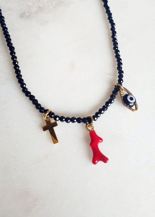 Collier "Cristal et Grigris" - AlbertineAndTheSun